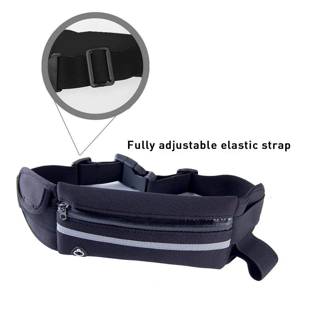 JupiterGear Running Belt & Travel Fanny Pack with Water-Resistant Pockets