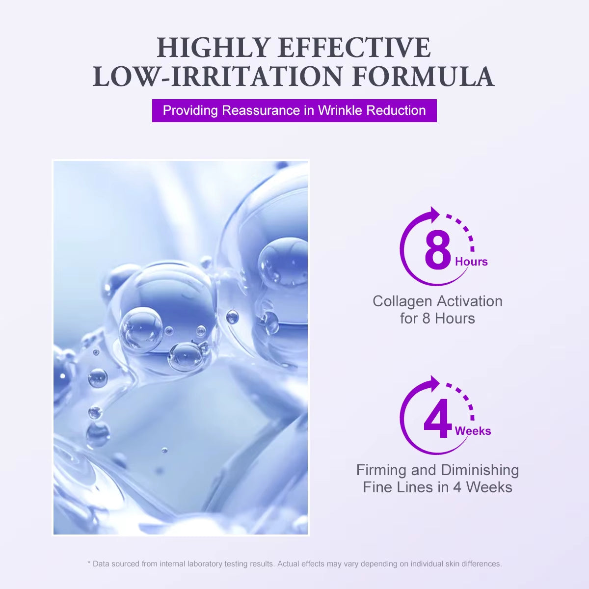 Retinol Anti-Wrinkle Face Serum Collagen Anti-Aging Hyaluronic Acid Whitening Bakuchiol Serum Facial Skin Care 40Ml