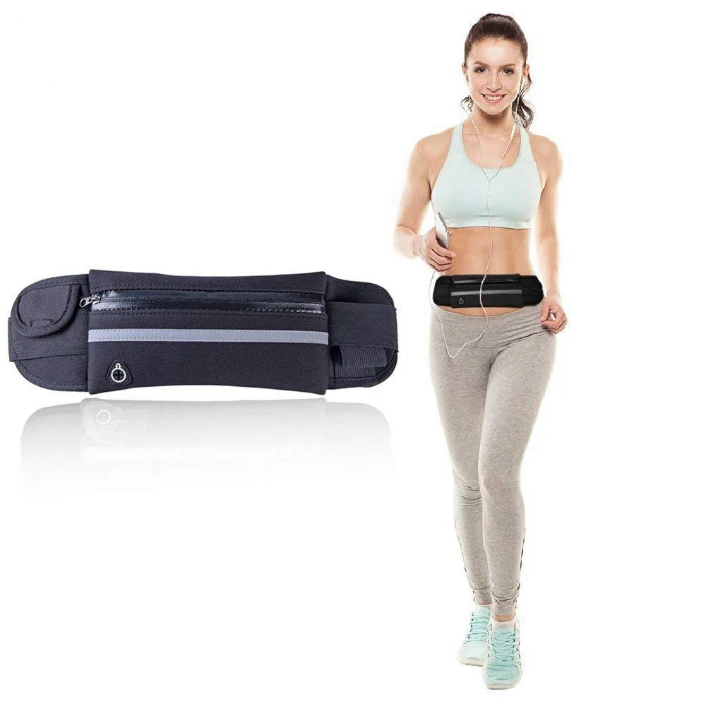 JupiterGear Running Belt & Travel Fanny Pack with Water-Resistant Pockets