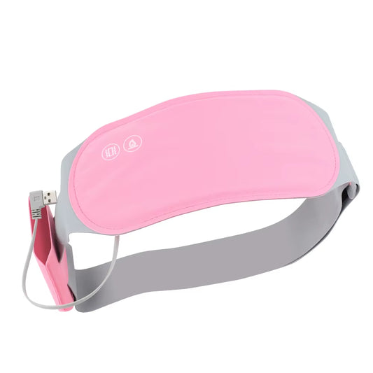 Washable Warm Uterus Belt Hot Compress Vibration Waist Abdominal Massager Menstrual Pain Relief Belly Warmer Heating Pad