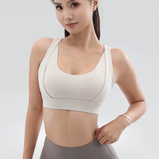 Women Cross Back Sports Bras Fitness Gym Bra Beauty Back Running Workout Tops Breathable