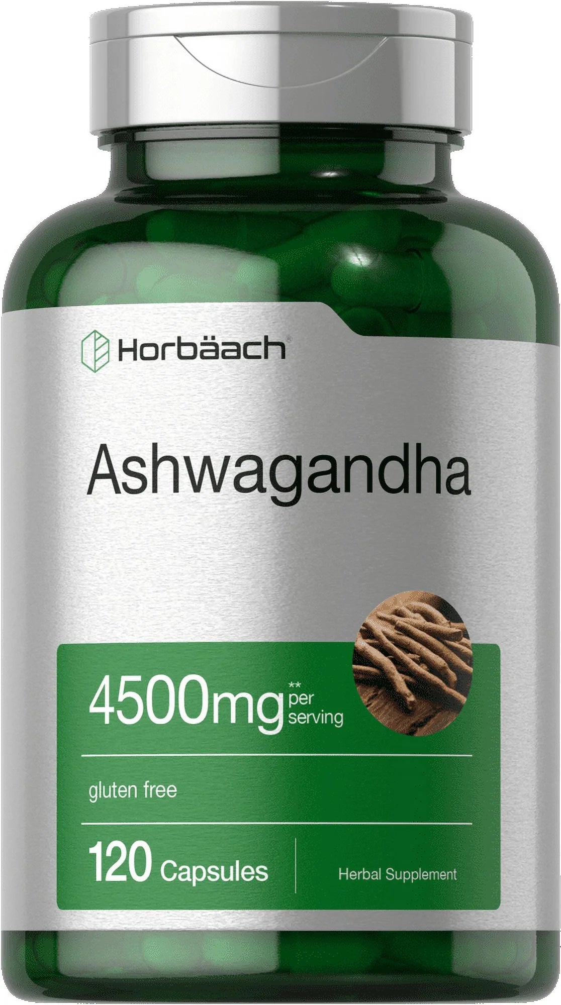 Ashwagandha Capsules | 4500 Mg Supplement for Men and Women | 120 Count | by