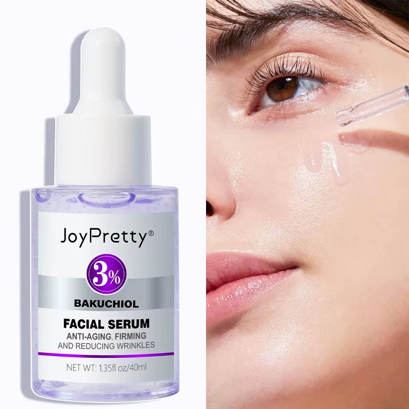 Retinol Anti-Wrinkle Face Serum Collagen Anti-Aging Hyaluronic Acid Whitening Bakuchiol Serum Facial Skin Care 40Ml