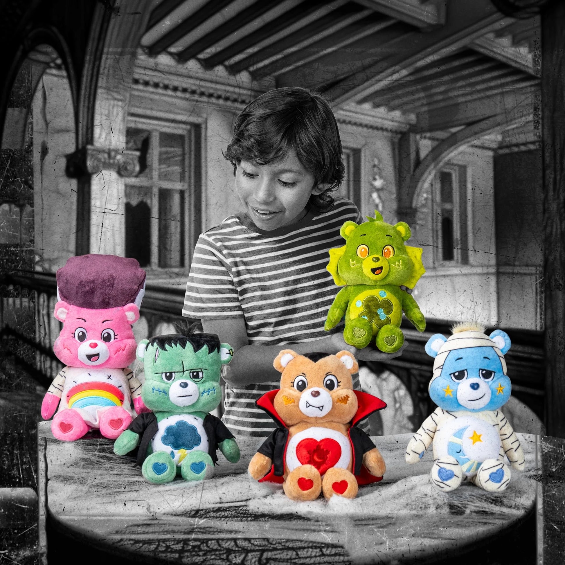 Universal Monsters Fun Plush – Cheer Bear as Bride of Frankenstein