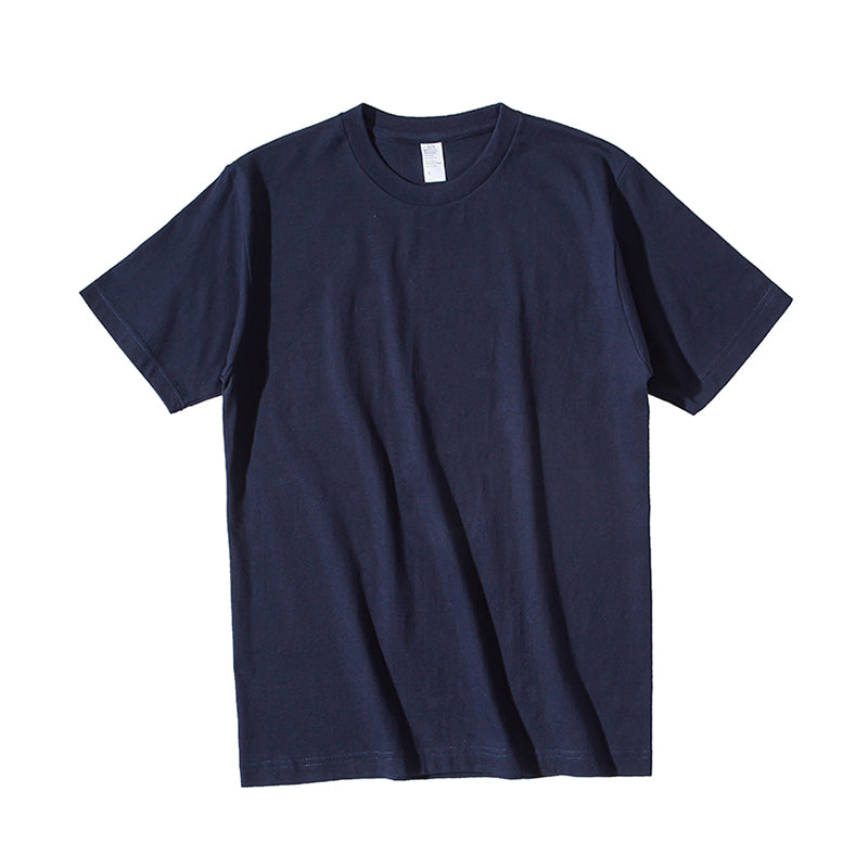Heavy Weight 250G Thick White round Neck Short Sleeve T-shirt