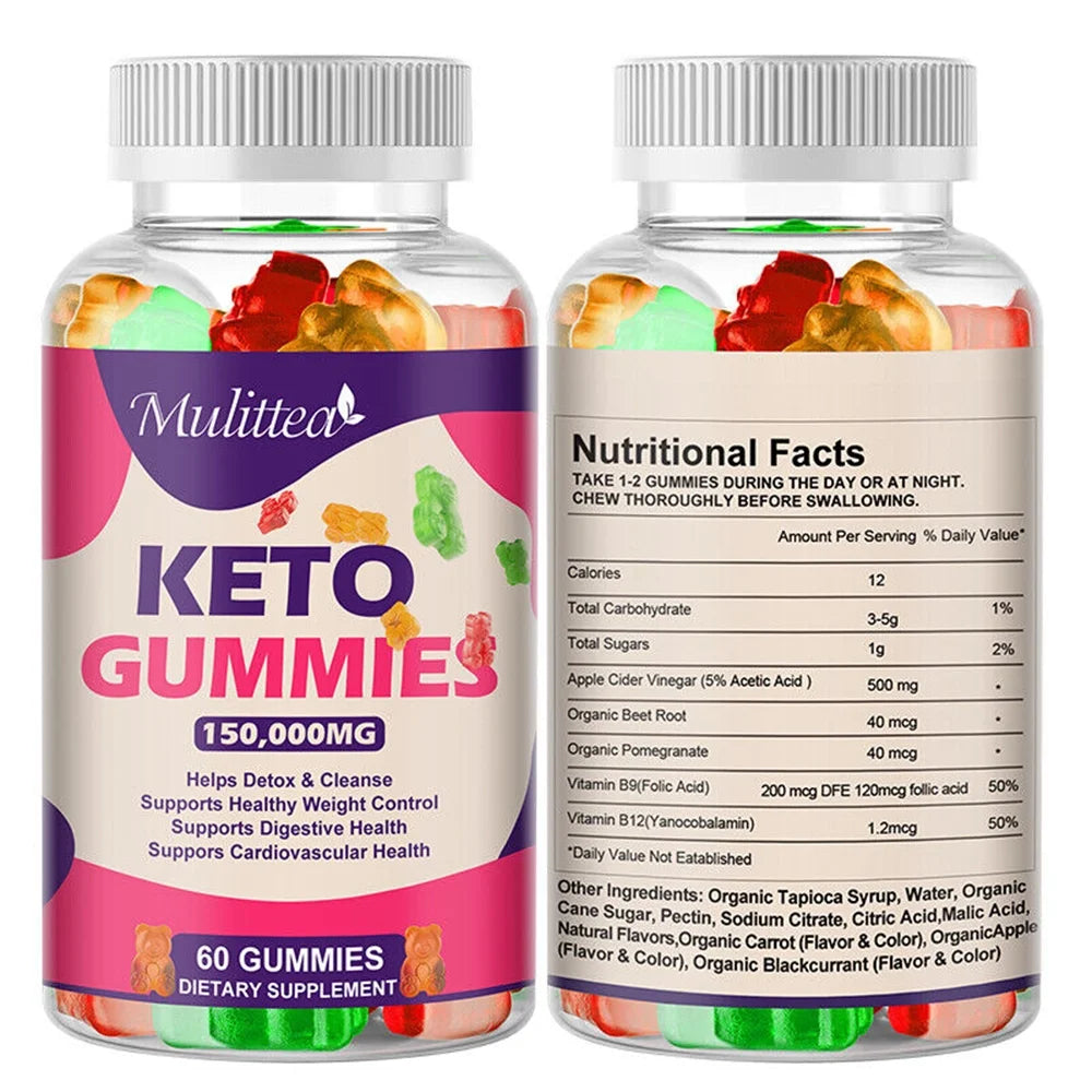 Keto ACV Gummies 60 Count - Supply Dietary Supplement - 150,000Mg per Serving