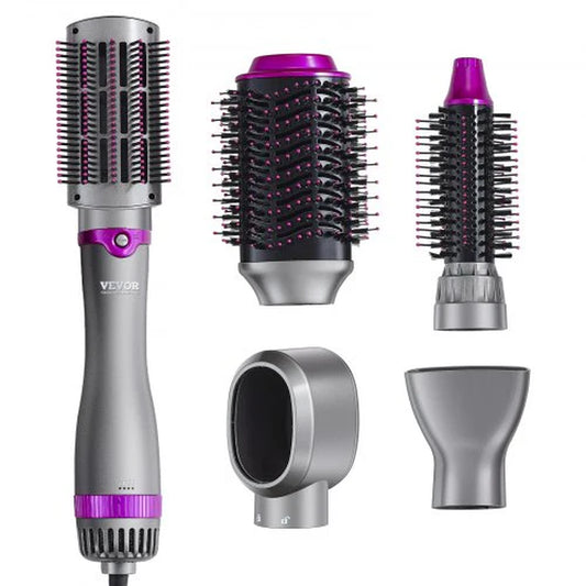 Vevor 5-in-1 Hair Dryer Brush & Styler with Negative Ions